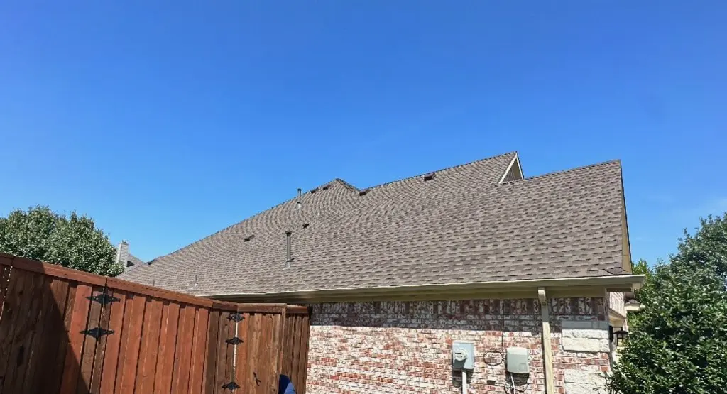 Completed roof replacement project in Edison